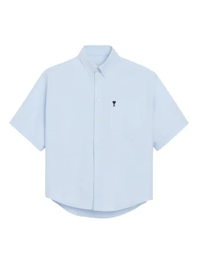 Ami Alexandre Mattiussi Ami Paris Ami Paris Adc Bowling Shirt In Blue