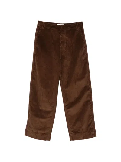 Ami Alexandre Mattiussi Ami Paris Ami Paris Corduroy Chino Trousers In Brown