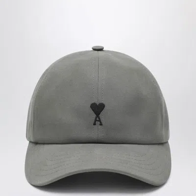 Ami Alexandre Mattiussi Ami Paris Ami Paris De Coeur Baseball Cap In Gray
