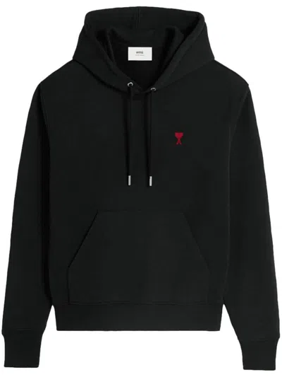AMI ALEXANDRE MATTIUSSI AMI PARIS AMI PARIS DE COEUR COTTON HOODIE