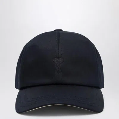 Ami Alexandre Mattiussi Ami Paris Ami Paris De Coeur Navy Baseball Cap