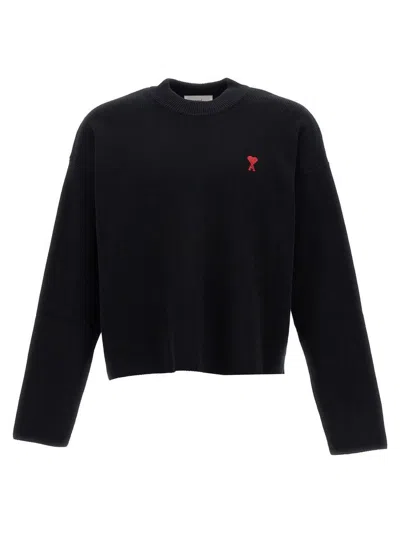AMI ALEXANDRE MATTIUSSI AMI PARIS AMI PARIS DE COEUR ORGANIC COTTON SWEATER