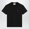 Ami Alexandre Mattiussi Ami Paris Ami Paris De Coeur T-shirt In Black