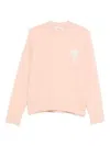 Ami Alexandre Mattiussi Ami Paris Ami Paris De Coeur Wool Jumper In White