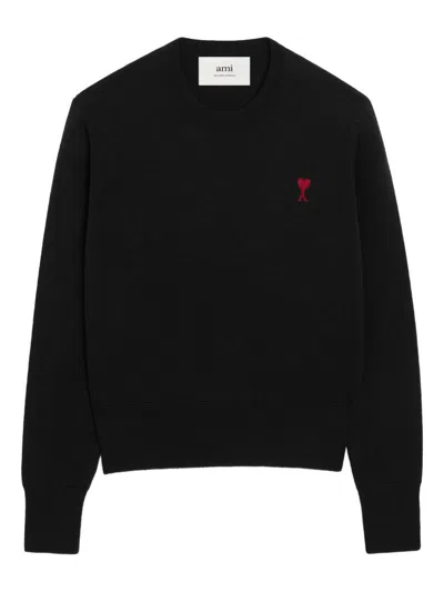 AMI ALEXANDRE MATTIUSSI AMI PARIS AMI PARIS DE COEUR WOOL SWEATER