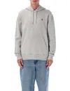 Ami Alexandre Mattiussi Ami Paris Ami Paris Grey Cotton Ami De Coeur Hoodie In Gray
