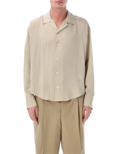 Ami Alexandre Mattiussi Ami Paris Ami Paris Viscose Shirt In Neutral