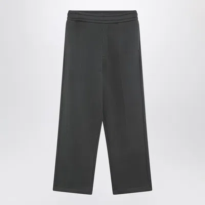 Ami Alexandre Mattiussi Ami Paris Anthracite Grey Ami De Coeur Jogging Trousers Men In Gray