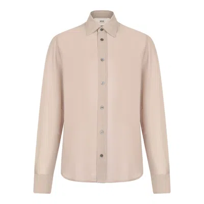 Ami Alexandre Mattiussi Ami Paris Ash Polyester Clothing Shirts In Neutral