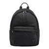 Ami Alexandre Mattiussi Ami Backpack Bag In Smooth Black Polyamide In Black
