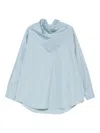 Ami Alexandre Mattiussi Ami Paris Women Bandana Cotton Shirt In Blue