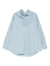 Ami Alexandre Mattiussi Ami Paris Women Bandana Cotton Shirt In Blue