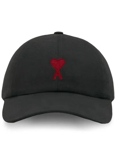 Ami Alexandre Mattiussi Ami Paris Baseball Cap In Black