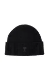 Ami Alexandre Mattiussi Ami Paris Beanie Adc Accessories In Black