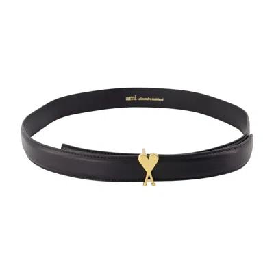 Ami Alexandre Mattiussi Ami Paris Belt In Black