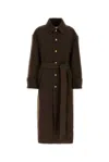 AMI ALEXANDRE MATTIUSSI AMI PARIS BELTED OVERSIZE COAT