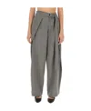 Ami Alexandre Mattiussi Trousers With Panels Mineral Grey In Gray