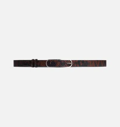Ami Alexandre Mattiussi Ami Paris Belts Brandy In Brown