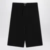 Ami Alexandre Mattiussi Ami Paris Bermuda Wide Black In Cotton