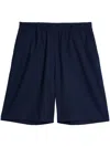 Ami Alexandre Mattiussi Ami Paris Bermuda With Elastic In Blue