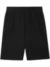 Ami Alexandre Mattiussi Ami Paris Bermuda With Elastic In Black