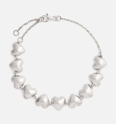Ami Alexandre Mattiussi Ami Paris Bijoux Silver In White