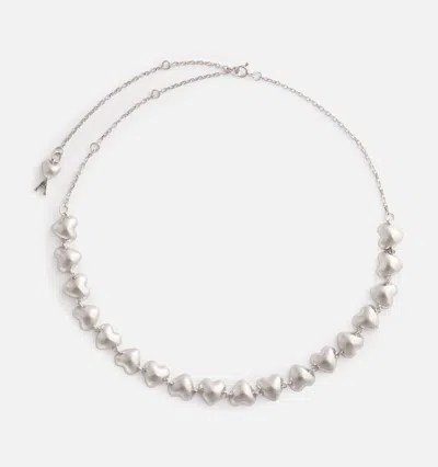 Ami Alexandre Mattiussi Ami Paris Bijoux Silver In White