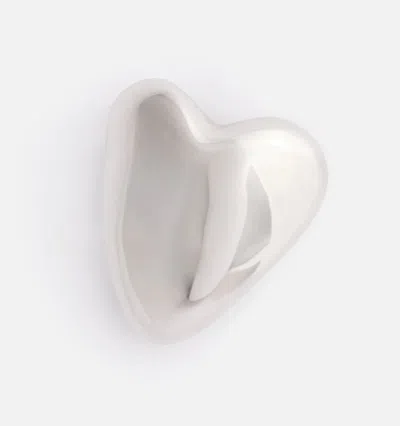 Ami Alexandre Mattiussi Ami Paris Bijoux Silver In White