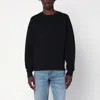 Ami Alexandre Mattiussi Ami Paris Ami De Coeur Logo Embossed Crewneck Sweatshirt In Black