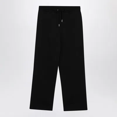 Ami Alexandre Mattiussi Ami Paris Black Ami De Coeur Jogging Trousers Men In Blue