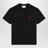Ami Alexandre Mattiussi Ami Paris Ami Paris De Coeur T-shirt In Black