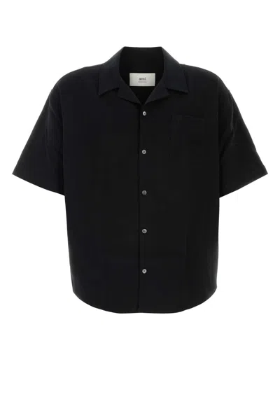 Ami Alexandre Mattiussi Ami Paris Black Cotton Shirt