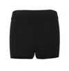 AMI ALEXANDRE MATTIUSSI AMI PARIS BLACK COTTON SHORTS