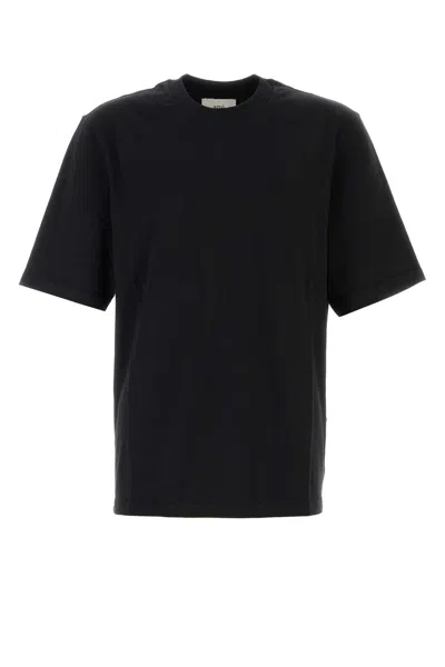 Ami Alexandre Mattiussi Ami Paris Black Cotton T-shirt