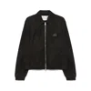 Ami Alexandre Mattiussi Ami Sleek Black Jacket With Versatile Two-way Zip In Black