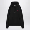 Ami Alexandre Mattiussi Hoodie Sweatshirt With Red Ami De Coeur Patch