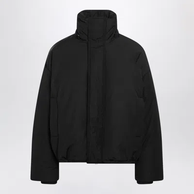 Ami Alexandre Mattiussi Ami Paris Black Padded Jacket In Nylon And Cotton