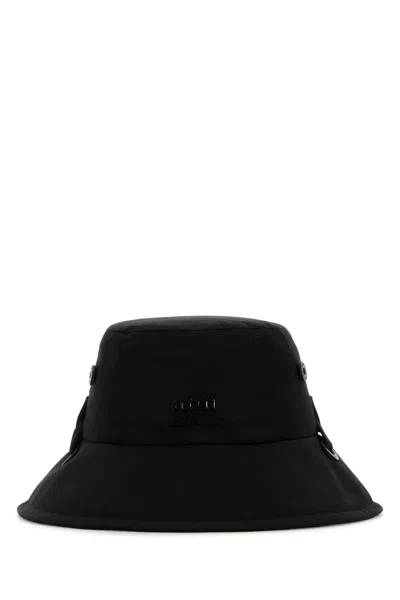 Ami Alexandre Mattiussi Ami Paris Black Polyester Bucket Hat