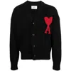 Ami Alexandre Mattiussi Ami Paris Black Sweaters & Knitwear - Cardigans Men In Black