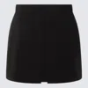 AMI ALEXANDRE MATTIUSSI AMI PARIS BLACK WOOL SKIRT