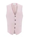 Ami Alexandre Mattiussi Ami Paris Jackets And Vests In Powder Pink