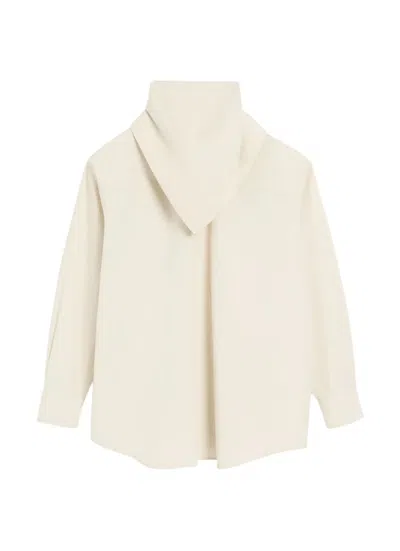 Ami Alexandre Mattiussi Ami Paris Blouse Bandana Manches Longues In Neutral