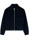 Ami Alexandre Mattiussi Ami De Caur Cotton Corduroy Blouson In Blue