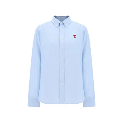 Ami Alexandre Mattiussi Ami Paris Women Adc Shirt In Blue