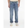 Ami Alexandre Mattiussi Ami Alexandre Matiussi Loose Jeans With Straight Cut In Blue