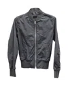 Ami Alexandre Mattiussi Ami Paris Bomber Jacket In Black Polyamide In Grey