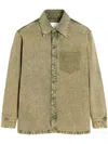 Ami Alexandre Mattiussi Ami Paris Boxy Adc Overshirt In 375 Laurel