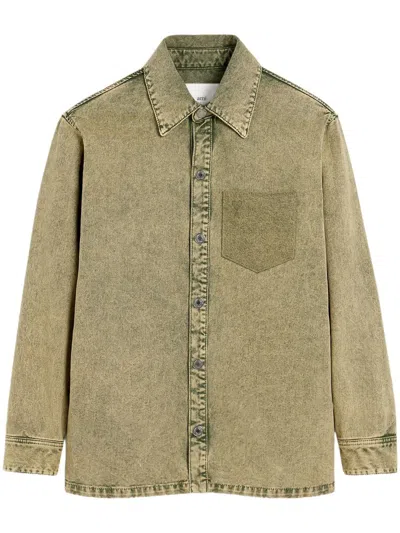 Ami Alexandre Mattiussi Ami Paris Boxy Adc Overshirt Clothing In 375 Laurel