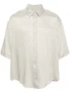 Ami Alexandre Mattiussi Ami De Coeur Monogram-motif Shirt