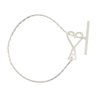 Ami Alexandre Mattiussi Ami Paris Bracelet In Silver